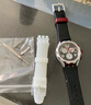 Mtin斯沃琪Swatch橡膠硅膠表帶GB274 SUOB704原創(chuàng  )炫彩手表帶男女代用 深藍色 19mm 曬單實(shí)拍圖
