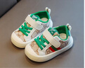 G.DUCKKIDS小黃鴨2025春秋新款寶寶學(xué)步鞋兒童帆布鞋男孩帥氣1到3歲女童鞋 F5 綠色 24 內長(cháng)15.5cm 曬單實(shí)拍圖