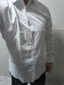 啄木鳥(niǎo)（TUCANO）襯衫男士棉質(zhì)斜紋抗皺長(cháng)袖襯衣商務(wù)休閑時(shí)尚上衣男裝 白色 3XL 曬單實(shí)拍圖