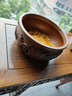純銅聚寶盆擺件家居創(chuàng)意銅聚寶盆工藝品創(chuàng)意喬遷開業(yè)禮品 款式三紫銅/直徑27/送底座/水晶/元寶1個 曬單實拍圖