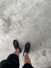 柯盾（KEDUN）包頭涼鞋男夏季透氣開車外穿沙灘鞋真皮男士休閑運動防滑洞洞鞋 黑色 41 曬單實拍圖