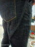 牛狼谷秋冬款無(wú)鐵松緊腰牛仔褲男士彈力抽繩修身過(guò)安檢休閑牛仔長(cháng)褲子 B326黑色不加絨 29 曬單實(shí)拍圖