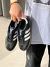 阿迪達斯（adidas）Samba OG防滑減震低幫德訓板鞋男女同款B75807黑色 40.5 曬單實(shí)拍圖
