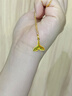 周金生黃金項鏈女魚(yú)尾吊墜魚(yú)鱗掛墜鎖骨鏈足金999生日禮物送女朋友 魚(yú)鱗魚(yú)尾吊墜【贈銀鏈+禮盒禮袋】 1.35g 曬單實(shí)拍圖
