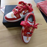 耐克（NIKE）婚鞋女鞋Dunk紅色男女a(chǎn)j婚鞋新中式婚禮喜慶新婚禮物休閑運動(dòng)板鞋 秀禾AJ婚鞋+配飾 【暗紅】 38 曬單實(shí)拍圖