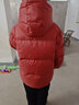 迪士尼男童羽絨服兒童冬裝新款鴨絨中大童保暖加厚外套三防滑雪服童裝 紅色 150 曬單實(shí)拍圖