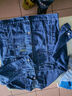 才俏藍色牛仔外套男水洗彈力男士夾克寬松潮流大碼印花牛仔衣褂子 藍色J21[有內袋] 高品質(zhì)款 L 體重[111-127斤] 曬單實(shí)拍圖