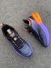 安德詹姆斯秋冬加絨保暖運動(dòng)棉鞋減震碳板跑鞋中學(xué)生體考鞋時(shí)尚低幫休閑鞋 加絨-黑紫桔 41 曬單實(shí)拍圖