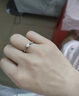 鑫萬(wàn)福 現貨PT950鉑金結婚鉆戒女求婚鉆石戒指群鑲六爪婚戒送生日禮物 【現貨閃發(fā)】鉑金50分IJ色（40+10） 曬單實(shí)拍圖