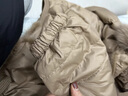 皮爾卡丹2024秋冬新狐貍毛領(lǐng)羽絨服女士短款拼接盤扣小個子寬松外套水貂毛 褐色 L 115--130斤左右 曬單實(shí)拍圖