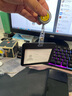 卡富仕（cardfuss） 笑臉雙面透明翻蓋醫生護士工牌卡夾扣可伸縮扣門(mén)禁卡套胸牌吊牌夾子工作證卡套 T5白色橫+9705白色+笑臉 1個(gè) 曬單實(shí)拍圖