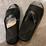 優(yōu)調拖鞋男足弓支撐EVA防臭居家防滑浴室洗澡涼拖鞋女夏 黑色 40-41 曬單實(shí)拍圖