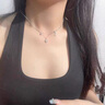 CHOMEL KINSEYS999足銀閃鉆六芒星項(xiàng)鏈簡(jiǎn)約設(shè)計(jì)感小眾in冷淡風(fēng)鎖骨鏈女夏潮 閃鉆六芒星項(xiàng)鏈【999足銀】 曬單實(shí)拍圖