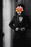 凡迪時(shí)尚（FANDISS）西裝男墜感休閑西服套裝男韓版痞帥輕熟小西裝外套裝西裝小西服 黑色【三件套】西服+西褲+短袖 S（100-110斤左右） 曬單實(shí)拍圖