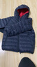 暇步士（Hush Puppies）【仙護(hù)盾】童裝兒童男女大童冬季新款保暖舒適休閑羽絨服 藏藍(lán) 140 【充絨量59g】 曬單實(shí)拍圖
