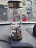茶之戀茶水分離杯雙層玻璃杯男女士便攜泡茶杯鈦杯999純銀杯商務(wù)禮品杯 臻鈦 金色（純銀花開(kāi)見(jiàn)佛） 曬單實(shí)拍圖