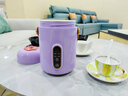 慕馨（moosen）電燉杯保溫飯盒燜燒杯便攜式電熱悶燒杯燉煮鍋迷你煮粥神器 【夢(mèng)幻紫】便攜式電燉杯 900ml 曬單實(shí)拍圖