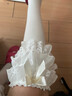 JIOESC洛麗塔大花邊中筒襪子女蝴蝶結多層蕾絲lolita小腿襪JK辣妹風(fēng)黑色 白色 均碼 曬單實(shí)拍圖