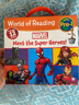 預售 漫威復仇者聯(lián)盟分級讀物12冊 World of Reading Marvel Meet the Super Heroes 英文原版幼兒英語(yǔ)啟蒙初級圖畫(huà) 鋼鐵俠蜘蛛俠 漫威復聯(lián) 12冊禮盒裝 英文 曬單實(shí)拍圖