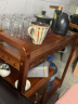 金灶（KAMJOVE） 多功能组合式木雕移动茶车茶盘 整套茶具套装智能电茶炉 KW-6000配套泡茶壶K9黑色版 1个 实拍图