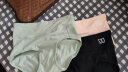 美·雅·挺4条装女士内裤100%纯棉裆抗菌透气收腹女式三角短裤头无痕 3条高腰收腹纯棉款（肤+黑+绿） L (适合80-105斤) 实拍图