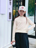 NAVIGARE童裝兒童打底衫男童半高領(lǐng)打底女童長袖T恤學生舒適衣服 半高打底米白 130 曬單實拍圖