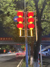 同心結彩戶(hù)外路燈桿裝飾led燈箱廣告牌道路亮化旗幟燈具防水定制發(fā)光畫(huà)面 造型廣告牌定制不含運費 曬單實(shí)拍圖