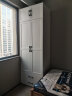 富路达钢制简约北欧衣柜卧室收纳家用小户型组合衣橱 宽0.8米二抽+顶柜 晒单实拍图