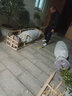垚罄 景德鎮(zhèn)陶瓷器紅色大花瓶落地客廳擺件電視柜花瓶 白款 富貴牡丹 1.4米單個 配底座 曬單實拍圖