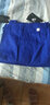 彎月亮  春秋工裝純棉男女工作服套裝 汽修工廠(chǎng)工作服秋裝 長(cháng)袖工程服勞保服車(chē)間工廠(chǎng)制服716 艷藍色 185/XXXL 曬單實(shí)拍圖