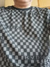皮爾卡丹（pierre cardin）棋盤(pán)格子t恤男士短袖冰絲冰感薄款修身上衣半袖男夏季體恤t衫潮流 223885 灰色 2XL (155-175斤) 曬單實(shí)拍圖