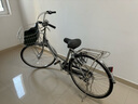 MEAVONMMEAVON 日本馬丁內三速自行車(chē)發(fā)電花鼓內變速26寸中老年人通勤輕便單車(chē) 玻璃灰色 內三速 曬單實(shí)拍圖