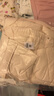 VEROMODA羽絨服女秋冬新款可拆卸毛領(lǐng)立體壓花長(cháng)款羽絨服防風(fēng)保暖 蜜乳白色 XS 曬單實(shí)拍圖