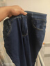 啄木鳥(niǎo)（TUCANO）高腰彈力中年褲子春秋新款大碼牛仔褲女直筒深檔耐磨女長(cháng)褲子 G淺藍色 29 （106-115斤） 曬單實(shí)拍圖