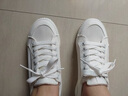 人本網(wǎng)面小白鞋帆布鞋女夏季女鞋學(xué)生韓版網(wǎng)鞋女透氣百搭平底薄底鞋子 白銀 38（偏大一碼） 曬單實(shí)拍圖