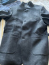 Fazeya恒源祥集團羊絨中山裝毛呢外套男秋冬新款立領(lǐng)西服男士休閑西裝 灰色 L (175) （建議120-140斤） 曬單實(shí)拍圖