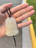 晟迅和田玉吊墜觀音頭男女款真玉細(xì)料單面精雕觀音菩薩玉墜和田玉掛件 白色和田玉觀音+禮盒+鑒定證書 曬單實(shí)拍圖