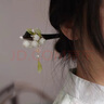 捷懿2023新款玉蘭花木質(zhì)發(fā)簪簡(jiǎn)約盤發(fā)頭飾鈴蘭花復(fù)古旗袍配飾流蘇漢服 綠色玉蘭花發(fā)簪長(zhǎng)約18 曬單實(shí)拍圖