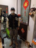 CHINISM CH赤塵美式復(fù)古撞色拼接棒球服夾克男潮牌高街重磅休閑情侶外套 正紅色 M 曬單實(shí)拍圖