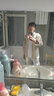 NASA LIKE官方純棉褲子夏秋季寬松小熊休閑褲男女垂感學(xué)生運動(dòng)闊腿抽繩長(cháng)褲 NASA聯(lián)名-白色 L（建議120-140斤） 曬單實(shí)拍圖