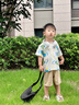 迷你木木屋兒童短袖套裝夏季男童女童圓領(lǐng)短袖短褲套裝 水果大象 100  曬單實(shí)拍圖