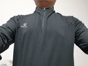 卡爾美（KELME）防曬T恤男夏季輕薄田徑跑步體育生訓練長(cháng)T足球長(cháng)袖速干衣女 瑪瑙黑【輕薄防曬】 男 L 曬單實(shí)拍圖