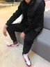 安初夏男士秋冬搭配帥氣冬季2024衛(wèi)衣男三件套潮衣服運(yùn)動(dòng)套裝馬甲男裝 連帽套裝+馬甲3件裝 常規(guī) XL （建議110-125斤 曬單實(shí)拍圖
