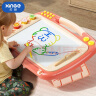 欣格超大号儿童磁性画板玩具加大加宽3-6岁男孩女孩DIY绘画涂鸦板婴儿可擦写可珠算写字板宝宝生日礼物 粉色 实拍图