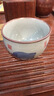 瑾睿茗瓷老陶泥青花開(kāi)片五牛小缸杯景德鎮手繪主人杯中式復古茶杯禮盒裝 曬單實(shí)拍圖