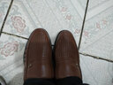 奧康品牌男鞋夏季皮涼鞋男士商務(wù)休閑洞洞鞋透氣中老年爸爸鞋 棕色 41 (運動(dòng)鞋42=皮鞋41) 曬單實(shí)拍圖