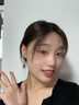 KASIYU韓版氣質(zhì)綠色水滴耳環(huán)女2024年新款潮鋯石長款耳釘顯白百搭耳飾潮 綠水晶耳扣 曬單實拍圖