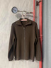 恒源祥羊毛衫男羊毛針織開(kāi)衫秋冬加厚翻領(lǐng)休閑中年毛衣外套男 深咖啡 M/165碼 95-120斤 曬單實(shí)拍圖