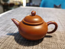 容山堂 茗新原礦朱泥孟臣 小品紫砂 仿古壺家用紫砂 半手工泡茶壺茶具 朱泥小品孟臣壺-水平 曬單實(shí)拍圖