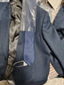 培羅蒙（BAROMON）【64.1%羊毛】西服套裝男修身職業(yè)西裝整套商務(wù)正裝結婚新郎男 藍灰色 175C 西褲碼數請備注 曬單實(shí)拍圖